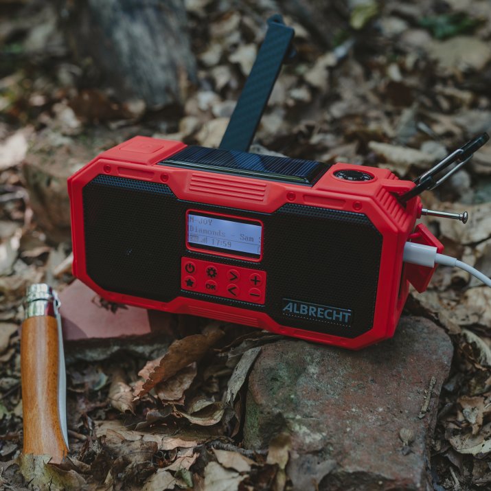 Das Albrecht DR 112 für Outdoor. Quelle: Alan Electronics GmbH Das Albrecht DR 112 für Outdoor. Quelle: Alan Electronics GmbH