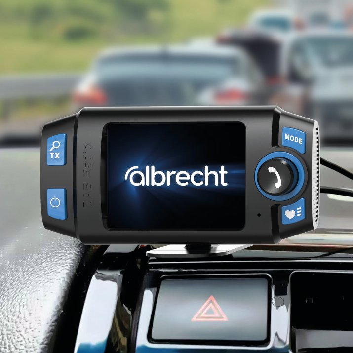 Das Albrecht DR 55 für die schnelle DAB+-Nachrüstung im Fahrzeug. Foto: Alan Electronics