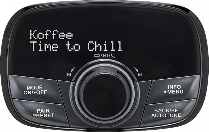 GoTune 200 für DAB+ im Auto. Quelle: Sangean GoTune 200 für DAB+ im Auto. Quelle: Sangean