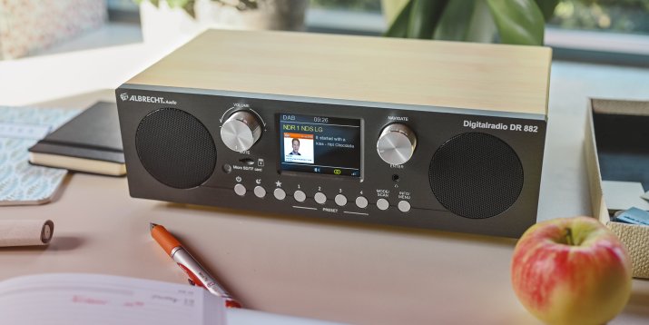 Das neue DR 882 in Bambus-Optik. Foto: Alan Electronics GmbH Das neue DR 882 in Bambus-Optik. Foto: Alan Electronics GmbH
