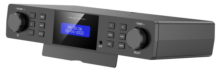 Unterbau-Küchenradio mit Wecker. Quelle: PEARL.GmbH/www.pearl.de Unterbau-Küchenradio mit Wecker. Quelle: PEARL.GmbH/www.pearl.de