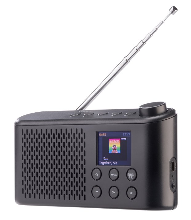 Akku-Digitalradio ZX-3880-625, Quelle: PEARL GmbH/www.pearl.de